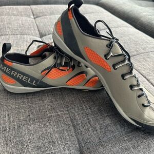NWT Merrell Barefoot True Glove Brindle/Harvest Pumpkin Hiking Men's Sz 13